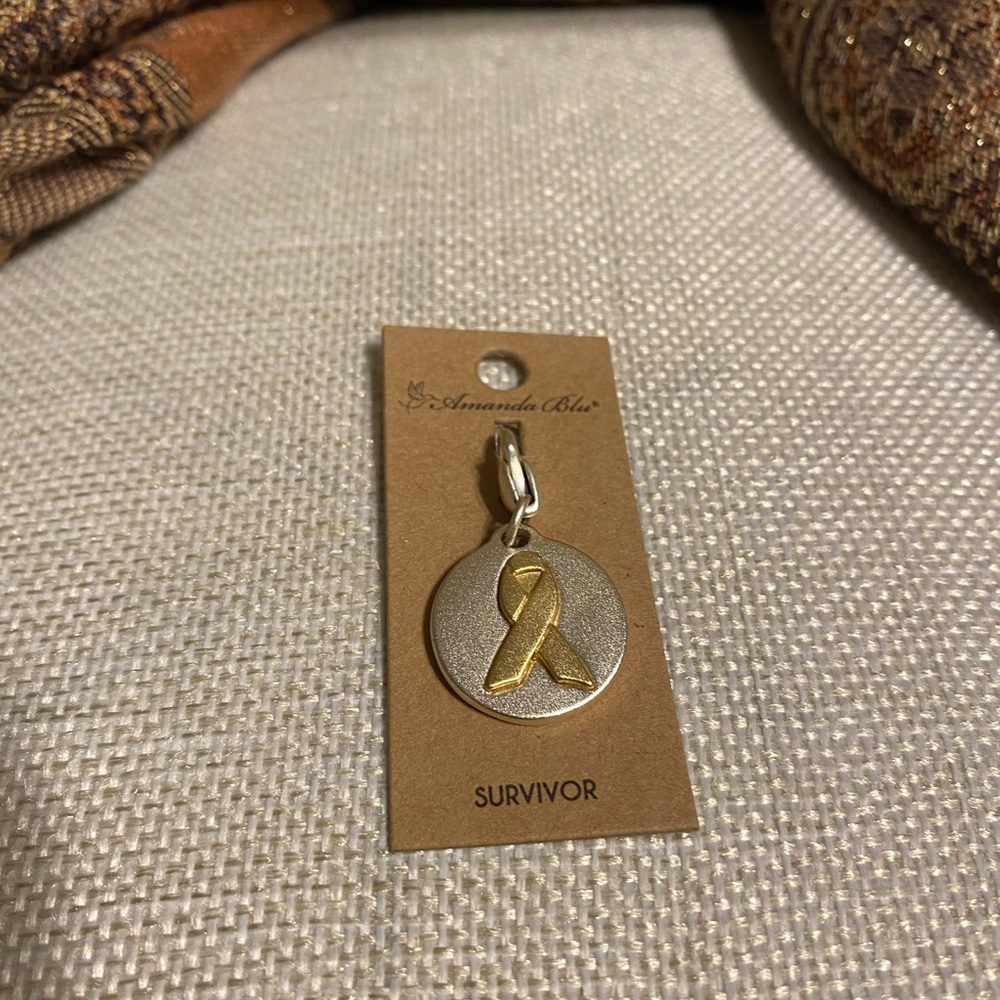 Amanda Blu- Silver 2-Tone Charm.